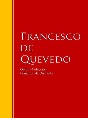 cover image of Obras--Colección de Francisco de Quevedo